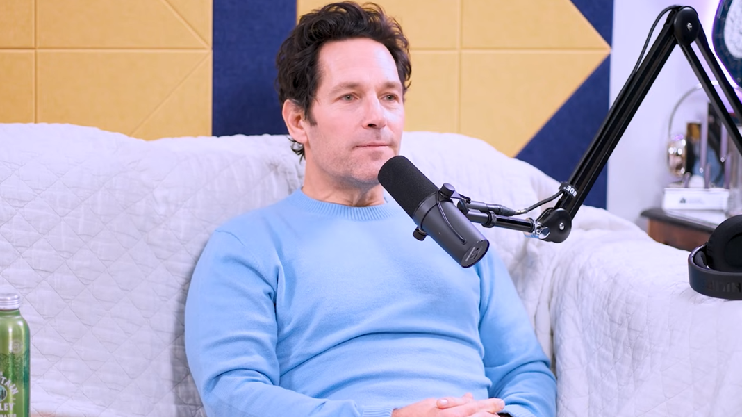 Paul Rudd on a podcast in January 2026.