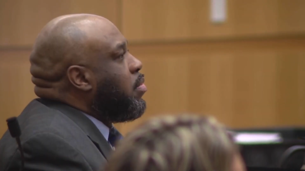 Cleophus Cooksey Jr. in court.