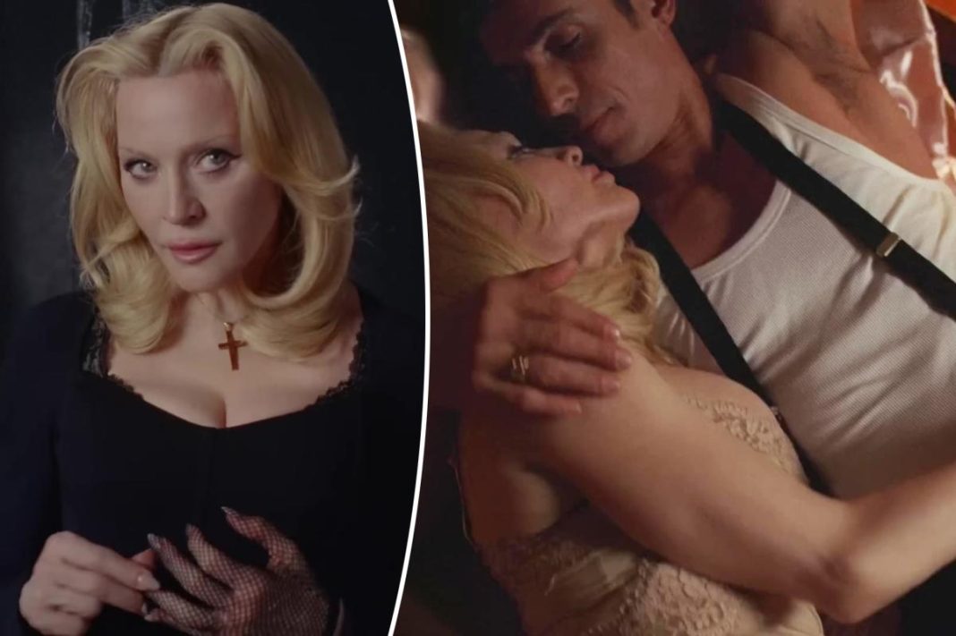 Madonna, 67, strips down to lingerie, jumps in bed with younger lovers in raunchy Dolce & Gabbana ad