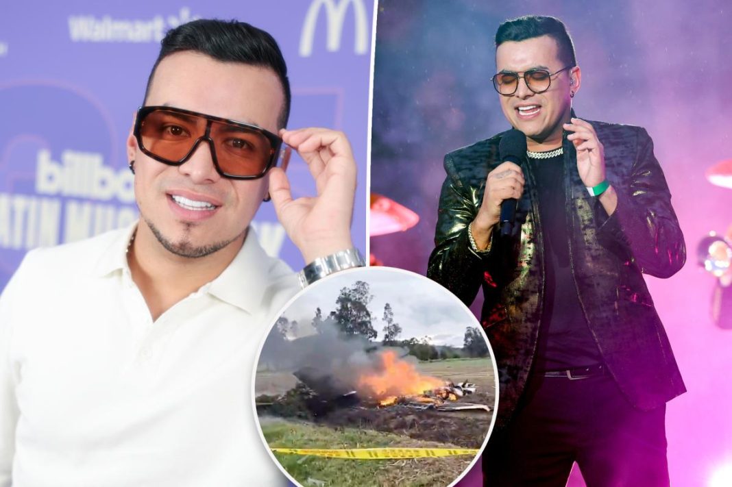 Colombian singer Yeison Jiménez, 34, dead in plane crash hours before concert