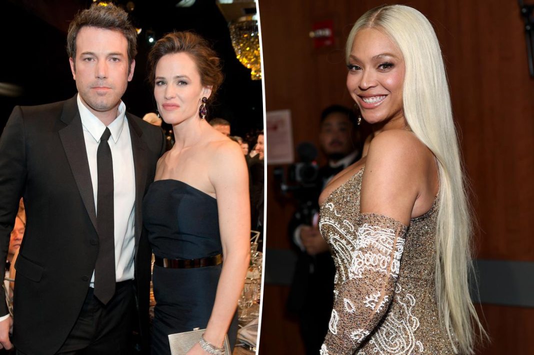 Jennifer Garner exposes Ben Affleck’s Beyoncé obsession, the song he plays on repeat