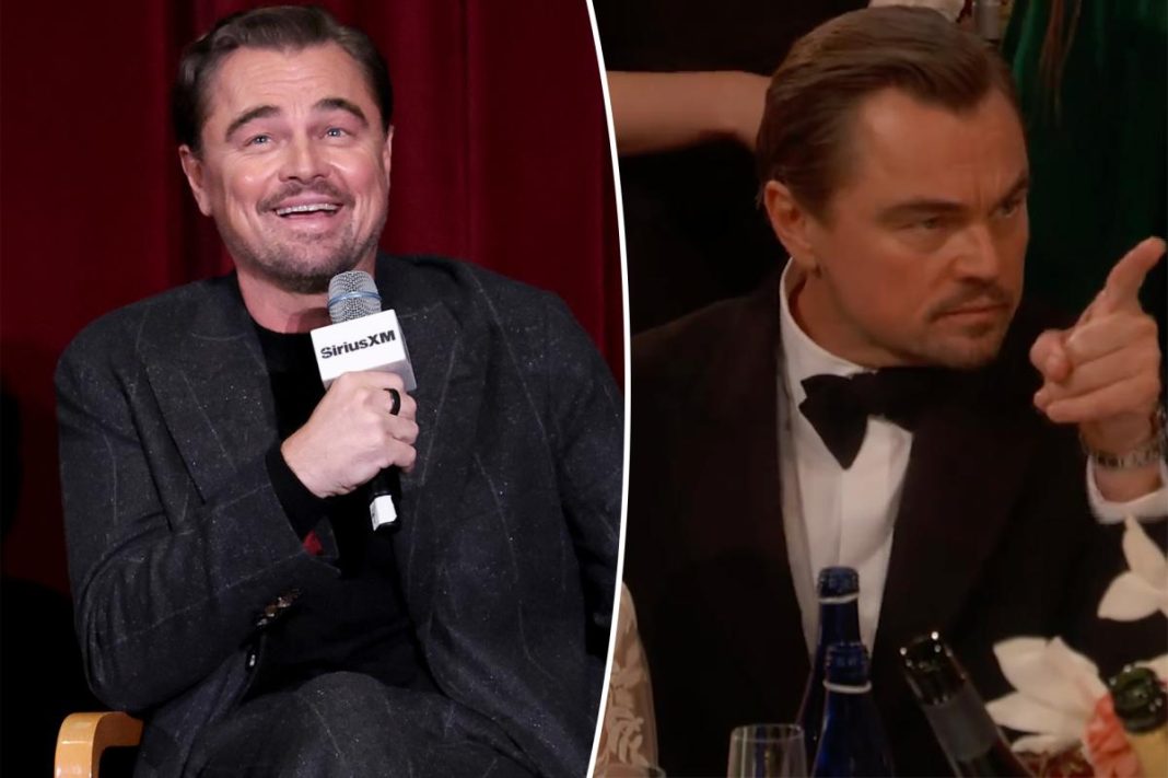 Leonardo DiCaprio refuses to reveal ‘friend’ he was talking to in viral Golden Globes clip