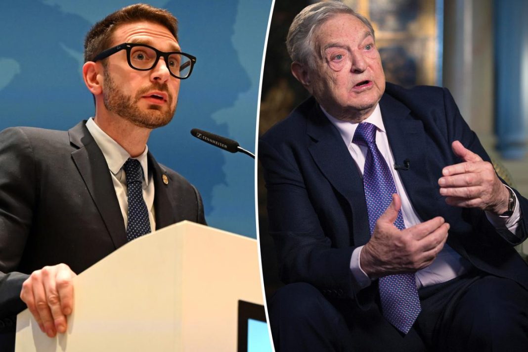 Billionaire scion George Soros slums it in business class after Davos