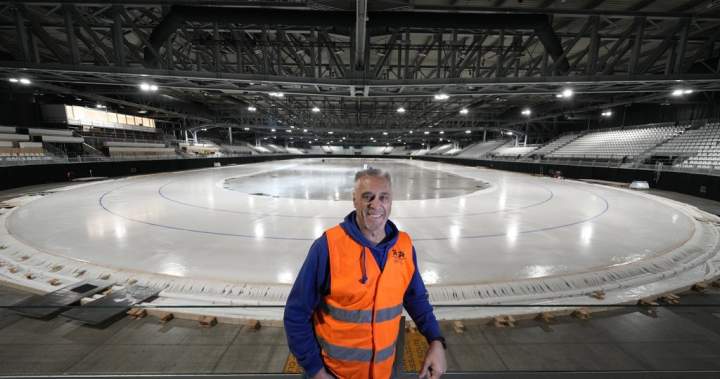 Canadian ice master makes Olympic history with 1st indoor temporary speedskating rink