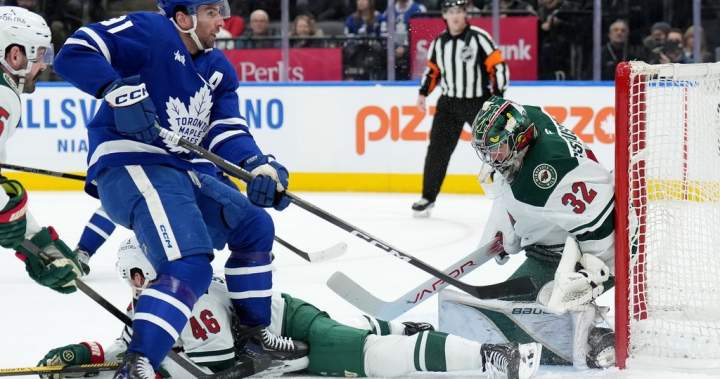 Foligno’s hat trick pushes Wild past Maple Leafs