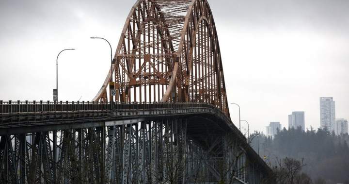 Pattullo Bridge closure to begin in early February, scheduled to last 1 week