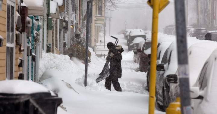 Winter storm closes schools throughout the Maritimes before heading to N.L.