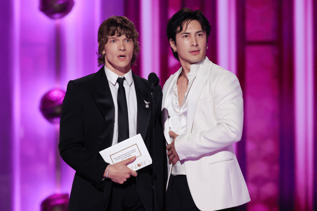 ‘Heated Rivalry’ stars Hudson Williams and Connor Storrie joke about crowd seeing them naked