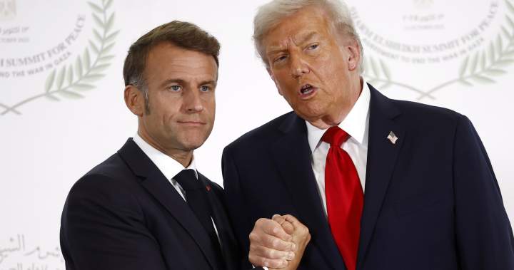 Trump publishes text message from France’s Macron on Greenland