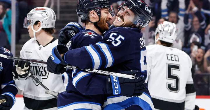 Winnipeg Jets finally win a game, downing L.A. 5-1 to end 11 game slide