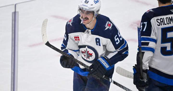 Winnipeg Jets extend win streak to four games by thrashing Wild 6-2