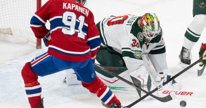 Call of the Wilde: Montreal Canadiens finally solve Minnesota with last-minute 4-3 win
