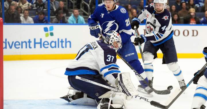 Winnipeg Jets no match for Lightning, falling 4-1 to East’s top team