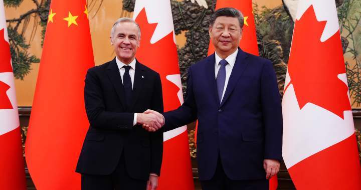 Carney reaches ‘preliminary but landmark’ China deal on tariffs, quota