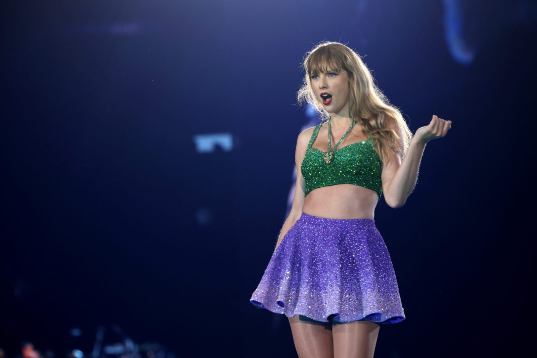 Taylor Swift performs onstage during  "Taylor Swift 