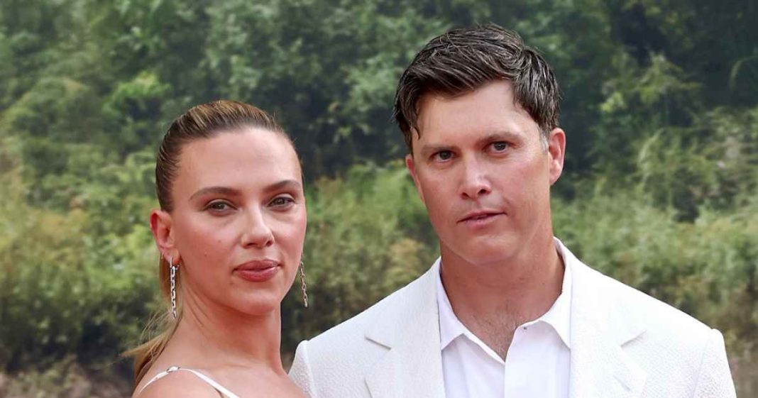 Colin Jost Reacts to Scarlett Johansson's Drop From Top-Grossing Actor Spot