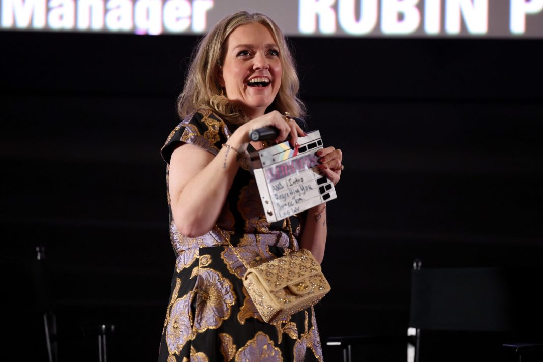 Colleen Hoover hosts a "Regretting You" Fan Screening at AMC NorthPark 15 on September 26, 2025, in Dallas, Texas. 