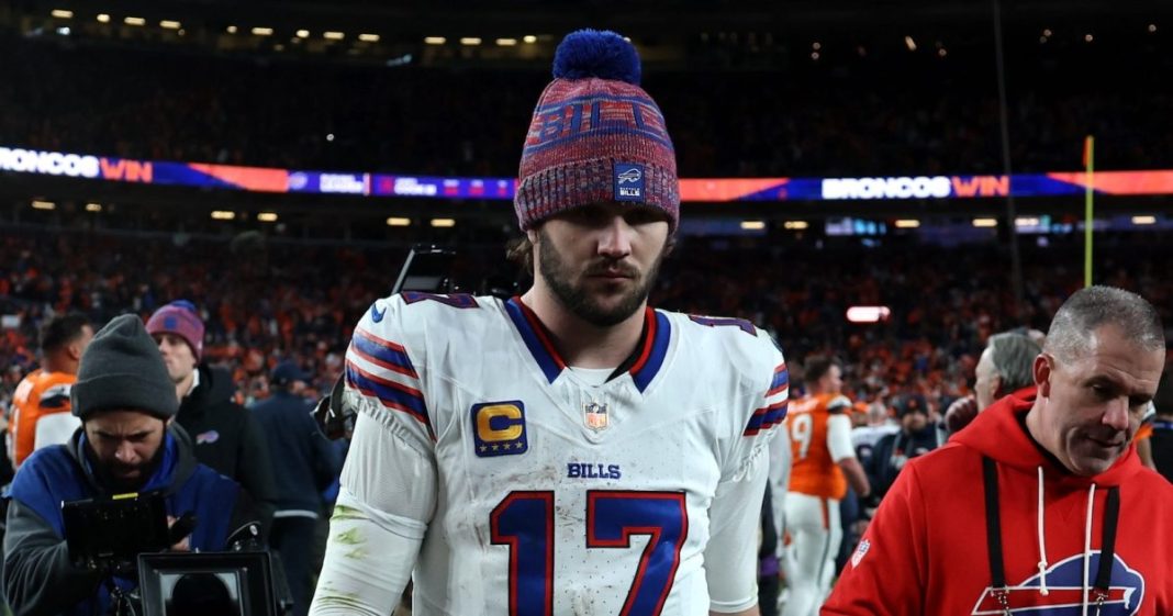 Josh Allen Breaks Down in Tears After Playoffs Loss: ‘Let My Team Down’