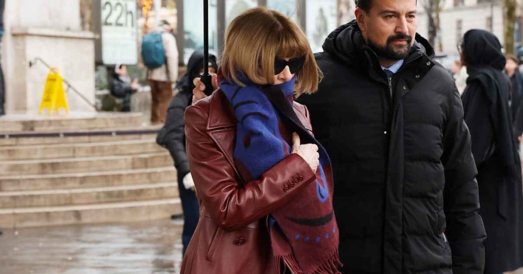 A Leather Trench in This Shade Is Winter’s Power Coat, Per Anna Wintour