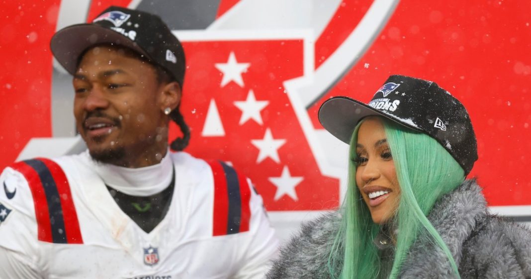 Cardi B Reacts to Patriots and Boyfriend Stefon Diggs' AFC Championship Win