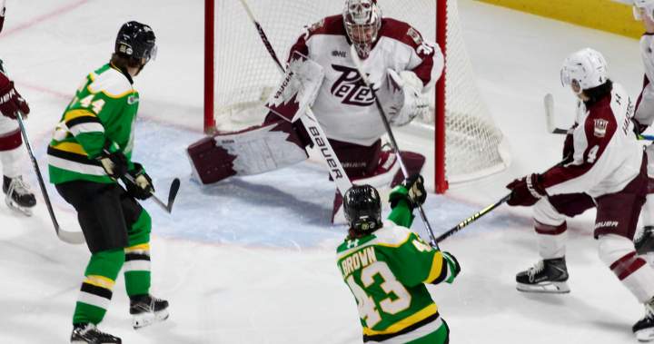 London Knights blast Peterborough 10-2 for fifth win in six games