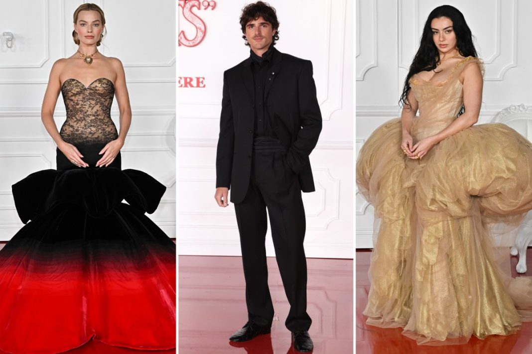 ‘Wuthering Heights’ LA premiere: Jacob Elordi, Margot Robbie, Charli XCX and more