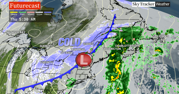 ‘Potent cold front’ to move across Ontario, more snow on the way for Quebec