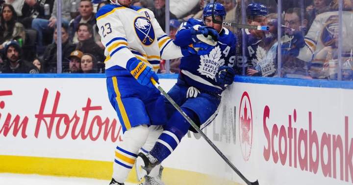 Dahlin leads Sabres over slumping Maple Leafs 7-4