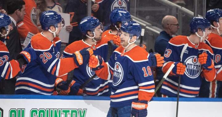 Hyman, Ingram help Oilers sting the Blues