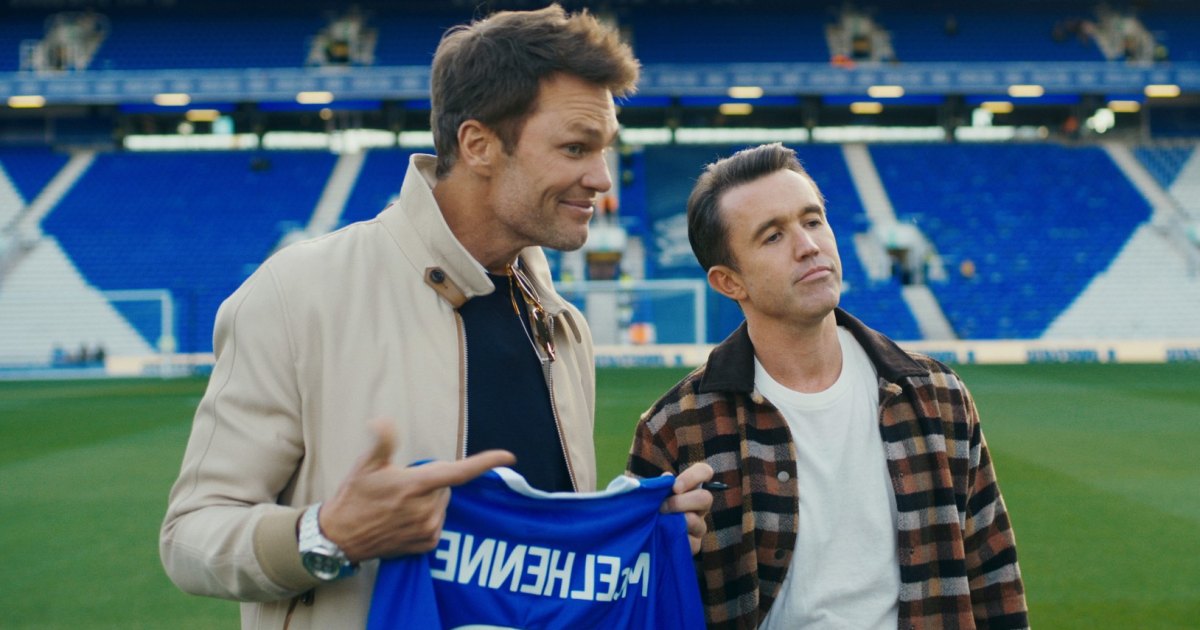 Tom Brady and Robert McElhenney in Built in Birmingham
