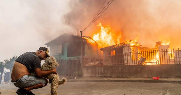 Wildfires raging across Chile kill at least 18, force thousands to flee