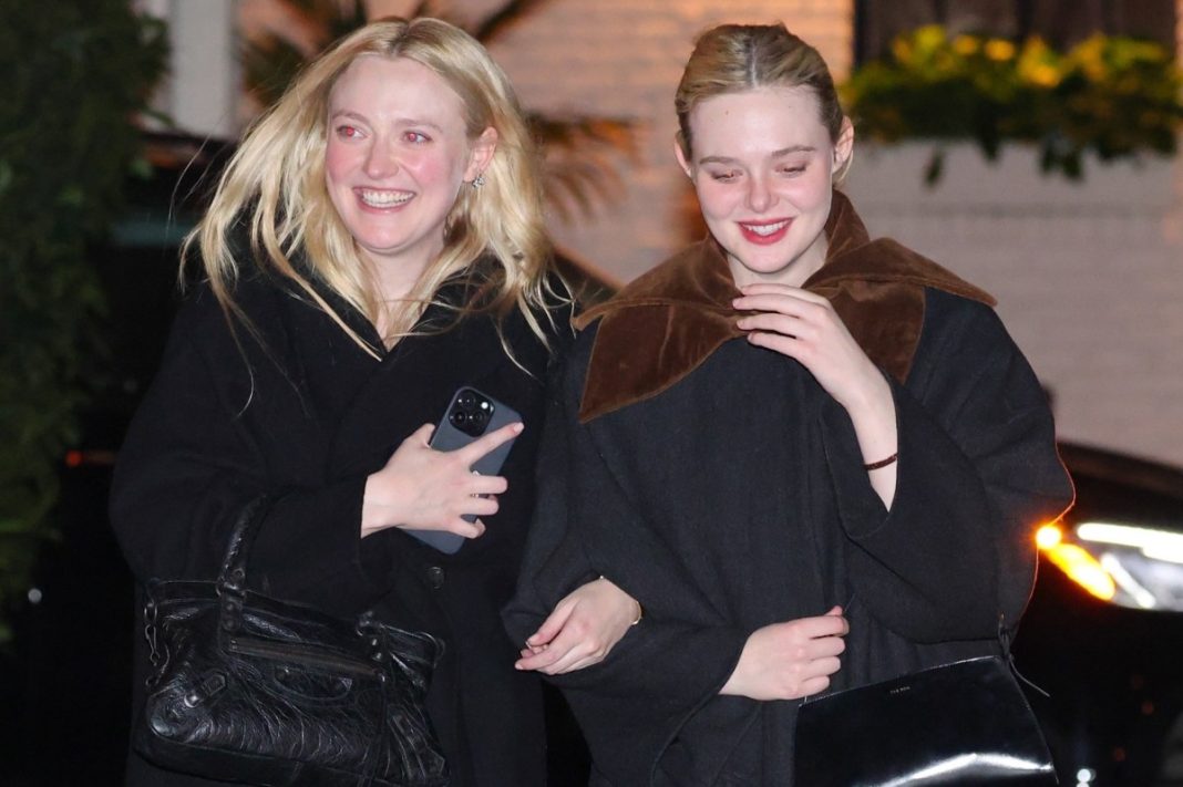 Elle and Dakota Fanning have a sisters’ night out and more star snaps