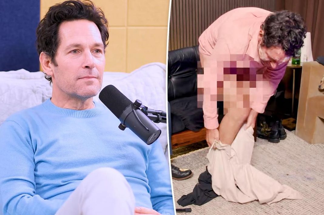 Paul Rudd reacts to claim he has a ‘huge penis’ in wild interview