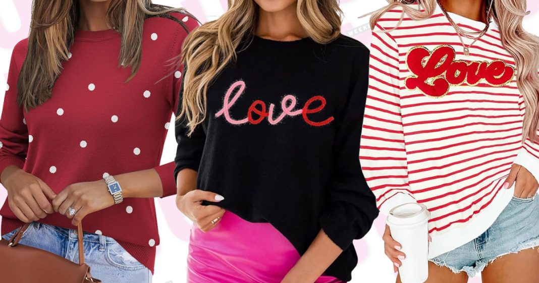 Just Dropped! 17 Trending Valentine’s Day Tops on Amazon — From $7