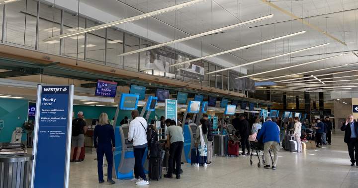 Severe winter storm in Eastern Canada impacts flights in and out of Edmonton