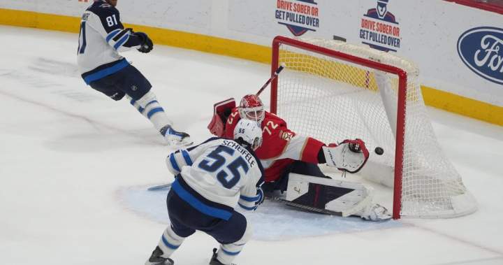 Jets rally capped by Scheifele’s late goal in 2-1 win over Panthers