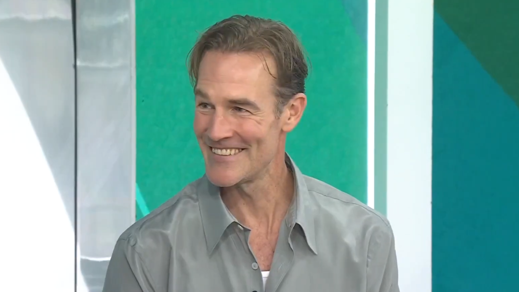 James Van Der Beek smiles on Today in July 2025.