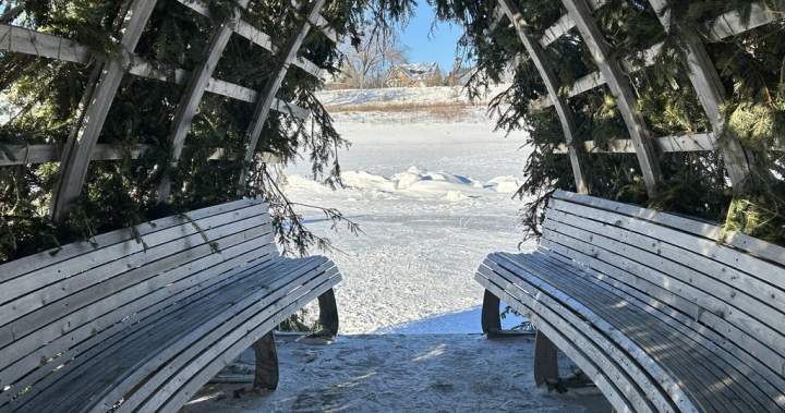 Ice and art: Winnipeg’s frozen river trail