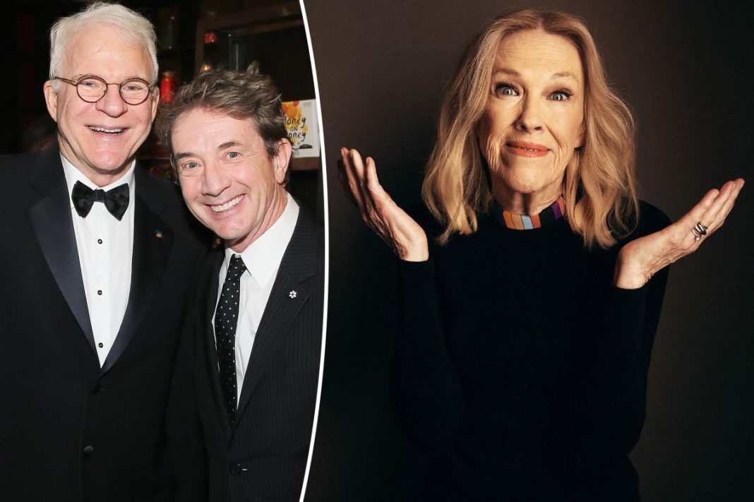 Steve Martin and Martin Short raise a glass to Catherine O’Hara hours after her death