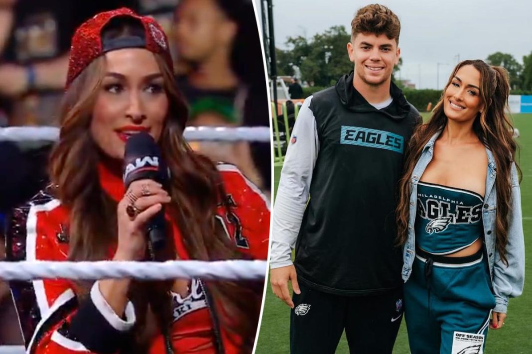 Nikki Bella, 42, addresses romance rumors with Eagles player Cooper DeJean, 22