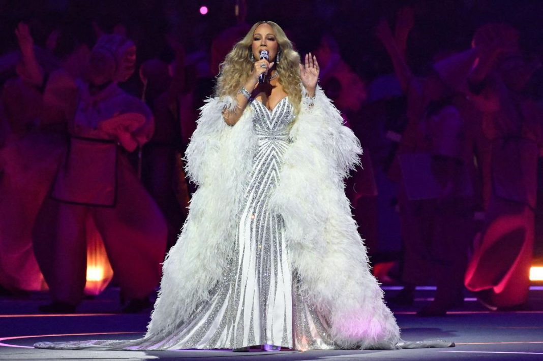 Mariah Carey dazzles in $15 million in diamonds for Winter Olympics 2026 opening ceremony performance