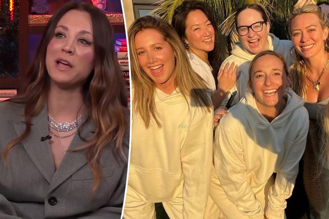 Kaley Cuoco eviscerates Ashley Tisdale over ‘toxic’ mom group drama: ‘Just leave, baby’