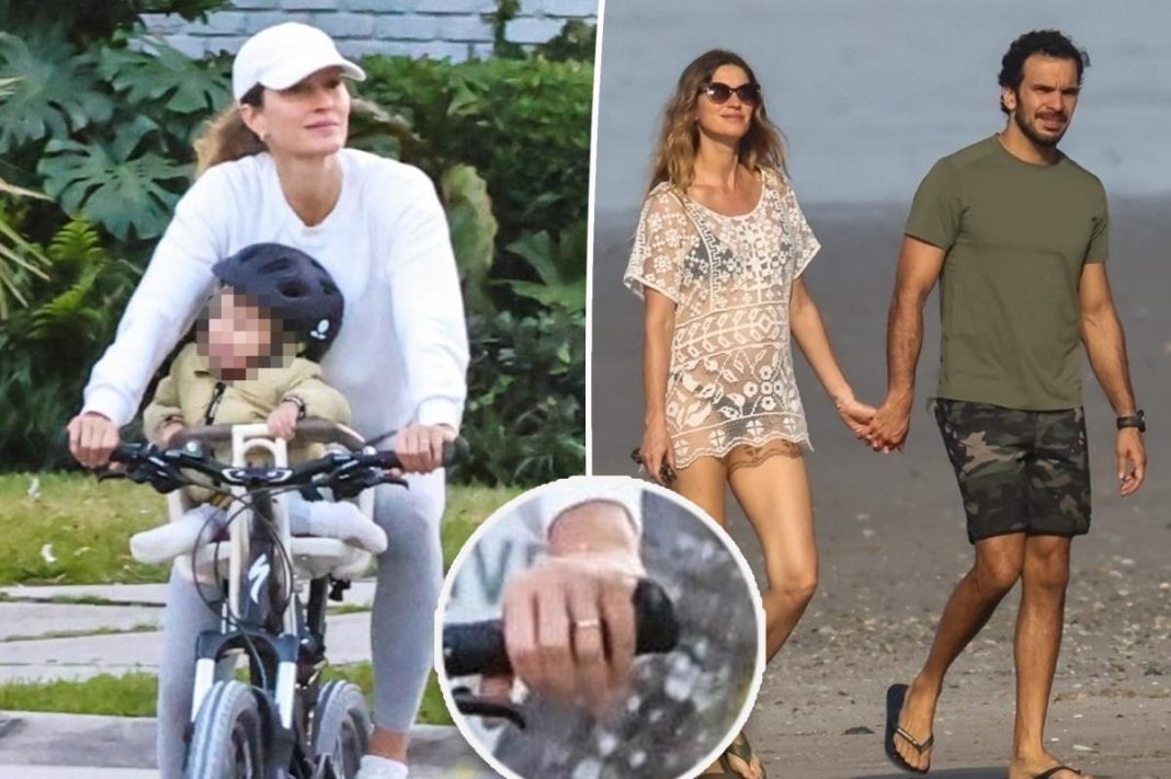 Gisele Bündchen shows off wedding ring for the first time since marrying Joaquim Valente