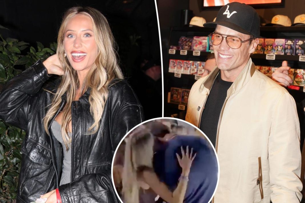 Tom Brady cozies up to Alix Earle on the dance floor during private Super Bowl party