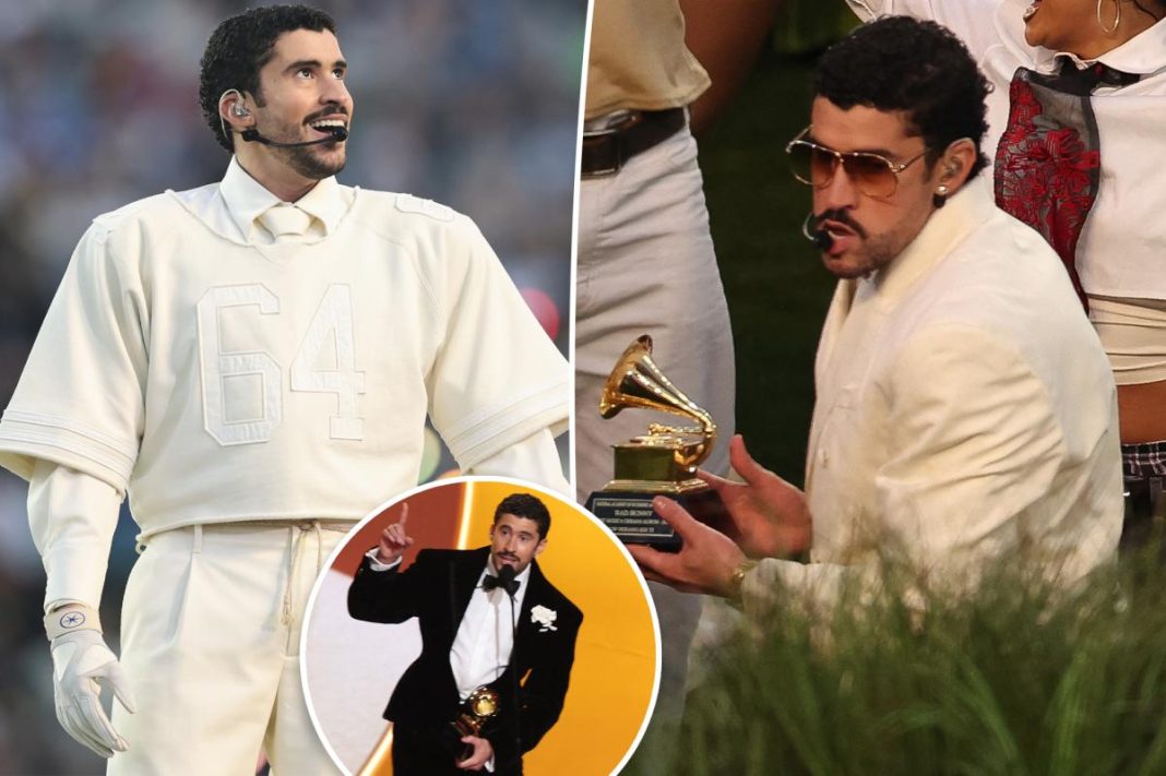 What does the ‘64’ on Bad Bunny’s Super Bowl 2026 halftime show outfit mean? We have some ideas