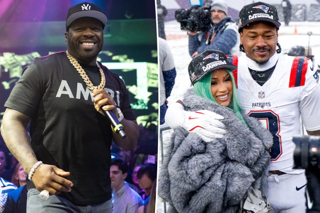 50 Cent trolls Stefon Diggs as Cardi B sparks split rumors at Super Bowl 2026