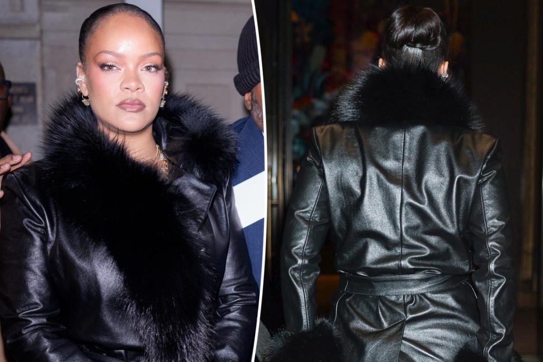 Rihanna suffers wardrobe malfunction, flashes backside at A$AP Rocky’s fashion show