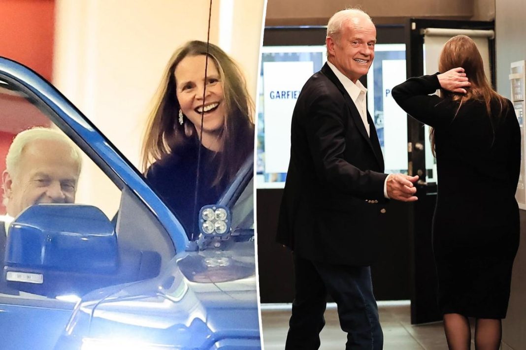 Kelsey Grammer, 70, and wife Kayte Walsh, 47, go on rare dinner date 4 months after welcoming son