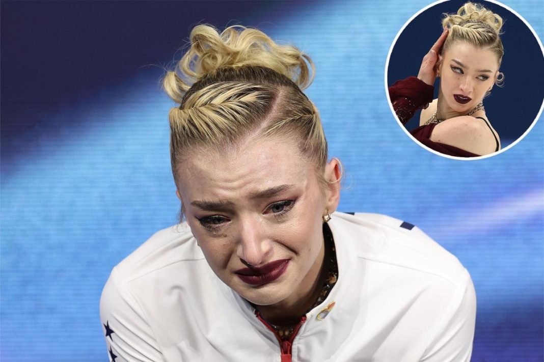 Figure skater Amber Glenn breaks down in tears over devastating Olympics 2026 mistake