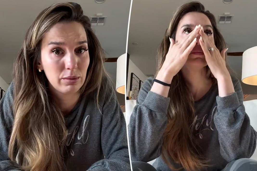 Christy Carlson Romano tearfully reveals positive cancer screening results a year after life-threatening shooting accident